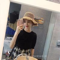 哺乳衣外出夏季时尚辣妈格子哈伦裤喂奶期衣服t恤上衣显瘦两件套 上衣+裤子 M