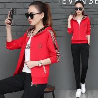 喂奶衣外出春季新款时尚辣妈款产后外穿哺乳衣春装服月子服三件套 红色 M码建议100斤内