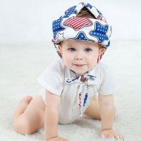 防摔神器宝宝护头枕婴儿学步防摔头部保护垫儿童学走路防撞护头帽 美国大兵
