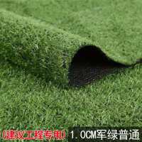 仿真草坪垫子假草绿植色人造塑料草皮围挡人工地毯户外阳台幼儿园 军绿色1cm草坪普通(工程适用)