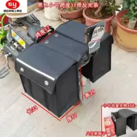 电动电瓶车挎兜摩托车侧边包防水电动电瓶车侧边包摩托车挂物包侧 黑色小号杠宽17带反光条