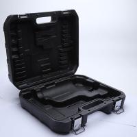 扭力轻型冲击钻塑料盒手电钻通用电钻盒钻机盒电锤工具箱收纳配件 电钻工具箱黑色铁扣