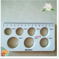 樱桃尺寸卡萄蓝莓车厘子标准测量尺水果分级板径大小分级卡尺10把 新款加厚22-34mm5个银行卡厚度