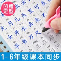 [15天改变宝宝一生]1-6年级儿童凹槽练字帖小学生练字本同步新 5-6年同步生字 送10支笔芯