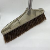 [升级加厚加大]扫把簸箕套装组合新款透明扫帚套装单个软毛扫把 新款 冰花单扫把灰色 送美工刀