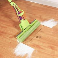 卡槽式巧妙洁拖把海绵吸水胶棉拖把地板伸缩滚轮挤水地拖替换拖头 工厂直销无商标/卡槽滚轮拖把/共1头