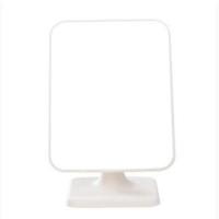 大号台式梳妆镜 高清化妆镜折叠便携镜子宿舍桌面小镜子公主镜 白色