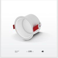 无主灯防眩筒灯洞灯家用嵌入式led天花灯服装店商用客厅过道筒灯 5W[白色款]开孔75mm 白光6000K