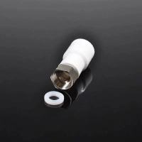 加厚 热水器专用ppr活接 PPR活直接/弯头/三通 水管接头配件管件 PPR20(4分)活直接[白色加厚] 2个试用装