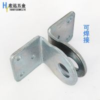 加厚镀锌铁锁扣门鼻子90度直角对扣铁门木门大门门扣门用配件 锁扣 1对