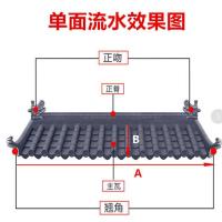 一体仿古瓦墙头围墙瓦仿古门头仿真屋檐塑料琉璃瓦古建pp树脂瓦 定制 1片