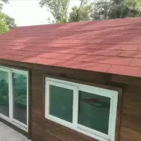 沥青瓦油毡瓦多彩瓦菱形马赛克沥青瓦片屋顶彩钢自粘瓦