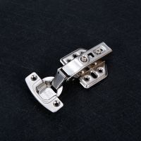 2.0加厚不锈钢橱柜门衣柜门烟斗液压弹簧缓冲铰链合页 固定 直臂(4只装)