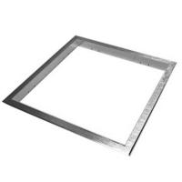 300600转换框石膏板 PVC板木板塑料板周转换框 300x300 银色转换框