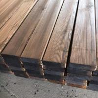 防腐木碳化木板材戸外地板墙板阳台庭院栅栏围栏花箱支持订制 1.5厘米厚4.5厘米宽2.7米