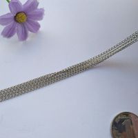 白K色细铁链子装饰链铁链条散链diy手工饰品链配件5米 线径0.6宽2mm白K色5米