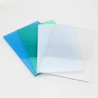 PC耐力板阳光板,雨棚板实心采光板户外隔热板 1.22米宽 透明,茶色,湖蓝,草绿,乳白