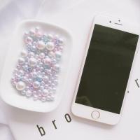 贝壳珍珠摆件仿真小清新贝壳道具拍照背景首饰盒摆拍摄影背景 人鱼泪珍珠100粒粉色