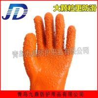 20只装单只左右手分开塑胶pvc颗粒止滑杀鱼工业机械劳保防护手套 单只左手20只