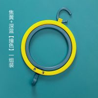 家用创意宿舍挂帽架帽子整理收纳架放挂钩围巾包包门后帽置物架 焦黄+深蓝[撞色]一组装