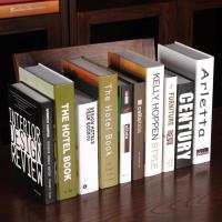 仿真书家居工艺品摆件装饰书中文系列假书简约现代摄影摆设道具书 假书摆件8本装