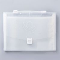 简约多层大容量文件袋透明手提按扣风琴包学生试卷收纳神器很能装 轮回[赠索引标签]