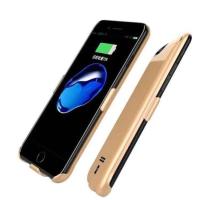 苹果背夹充电宝10000毫安超薄迷你版便携iphone6/7/8通用移动电源 苹果4.7寸678通用土豪金 8000毫安