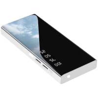 大容量充电宝vivo OPPO华为苹果 手机通用6000/10000毫安移动电源 标配 白色+数据线 6000毫安