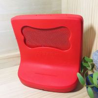 小度x8智能款保护套小度在家X8保护套加厚手提硅胶钢化膜送点读笔 红色 普通款 送笔