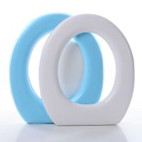 (亏本1000件)发泡EAV软马桶盖泡沫坐便圈老式通用加厚马桶盖板 加厚马桶座圈白色(送魔术贴)