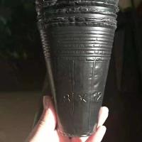 营养杯育苗杯一次性黑色塑料杯育苗盆营养袋育苗碗大号树苗杯 8*12实尺7*11/500个