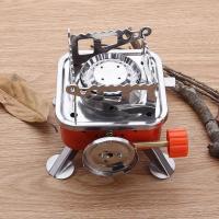 户外迷你小四方炉燃气炉便携式折叠卡式炉野营炉头烧烤炉户外炉具 折叠卡式炉[(小号)直接接长气罐]