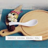 彩色碗四方碗密胺碗塑料碗饭碗方形碗仿瓷餐具餐馆米饭碗汤碗粥碗[7月22日发完] 白色功夫勺[5个装] 特价5个装