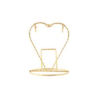 欧式家用沥水杯架置物架创意铁艺咖啡杯架子马克杯架收纳架 可放2杯碟的架子