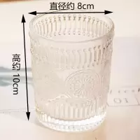 创意客厅杯子收纳架放玻璃茶杯置物架水杯挂架倒挂沥水金色铁架子 透明矮杯