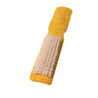 新竹板方刷家用老款竹子鞋刷老式洗衣刷子无长短柄硬毛多用衣服刷 白毛长柄5个装