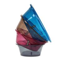 [买二送一]家用塑料大号洗脸盆子方形加厚洗菜盆洗衣盆洗脚盆子 随机混色 水晶小号加厚单个(送思高海绵)