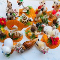 [五个装]海螺贝壳仿真动物工艺品手工制作旅游区饰品店家居摆件 [五个装]