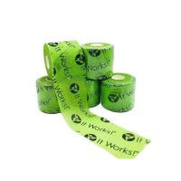 海铭宝宝羽毛球拍网球拍壁球拍手柄吸汗带减震膜缓冲膜打底膜 绿色印花6cm-20m-(买4送1)