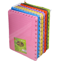 海绵泡沫垫拼接地垫卧室儿童地板拼图爬爬垫加厚婴儿榻榻米防潮垫 颜色随意搭私聊客服 30*30*1.0厘米(20片)送边