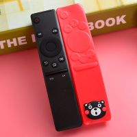 可爱卡通三星电视遥控器保护套UA55KU6300J防摔硅胶套UA65KS9800 红熊本
