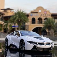 星辉车模1:24宝马i8跑车金属玩具汽车模型仿真原厂合金车摆件收藏 白色i8