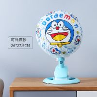 卡通迷你电风扇小型台式落地扇防尘罩子全包式储放储藏花边松紧带 叮当猫 1只装