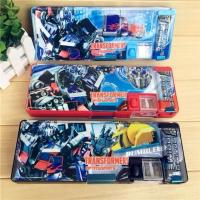 铅笔盒幼儿园小学生 男孩奥特曼超人铠甲勇士文具盒双多功能 变形金刚一个