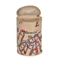 皮革马克笔专用收纳袋大容量便携式收纳笔袋包30/40/60/80 24只装圆形袋子(仅袋子)