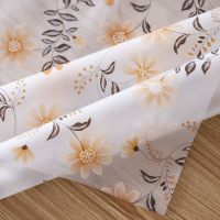 塑料桌布防水防油茶几垫桌子罩布餐桌布防烫长方形台布家用田园 LJ-4420 67*67CM