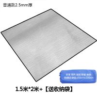 铝膜防潮垫户外露营垫子加厚家用打地铺帐篷睡垫双人便携宿舍地垫 1.5米*2米-配袋子