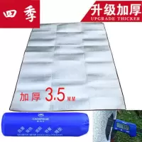 露营铝膜防潮垫单人野餐垫户外便携防水睡垫帐篷家用野炊地垫子 铝膜防潮垫[厚度3.5MM送收纳袋] [长2米.*宽0.9米