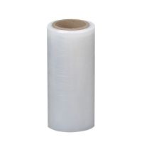 特小卷缠绕膜25cm宽缠绕膜打包膜包装膜拉伸膜薄膜pe膜工业保鲜膜 宽25cm透明缠绕膜