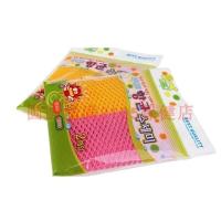 韩国网格洗碗布厨房网状抹布 不沾油速干 2条装 买1送1买5送6